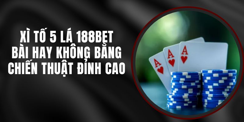 Xì Tố 5 Lá 188bet – Bài Hay Không Bằng Chiến Thuật Đỉnh Cao